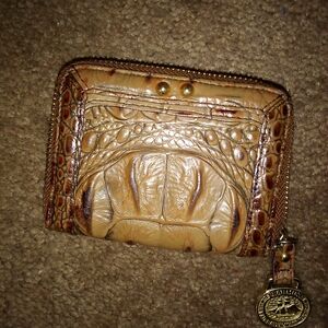 Brahmin Card Holder Toasted Almond